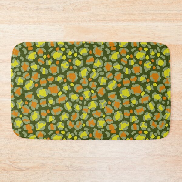 Item preview, Green and Orange Animal Print Pattern designed and sold by Farissa Designs.