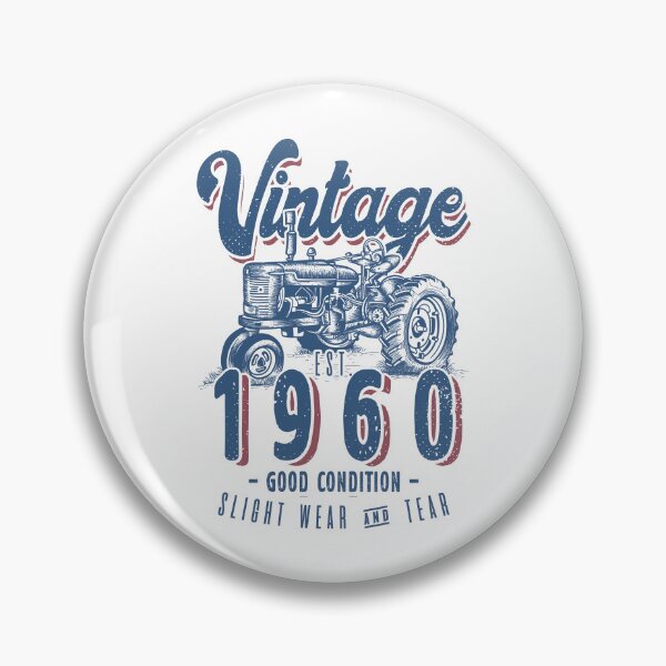 Item preview, Vintage Tractor Farmer Birthday Born In 1960 designed and sold by JRRTs.