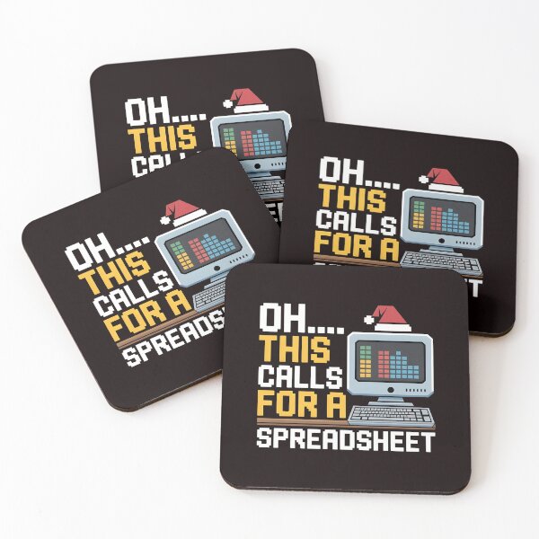 Item preview, Oh This Calls for a Spreadsheet Christmas Sweater – Office Humor Gift Idea designed and sold by Redgiant87x.