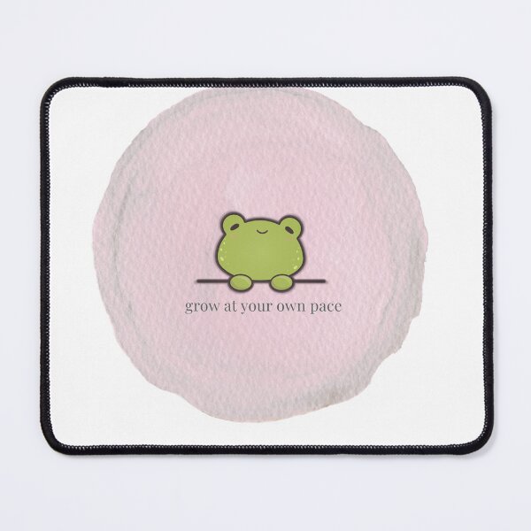 Item preview, Grow at Your Own Pace – Kawaii Frog Self Love Minimal Design designed and sold by JA-1994.
