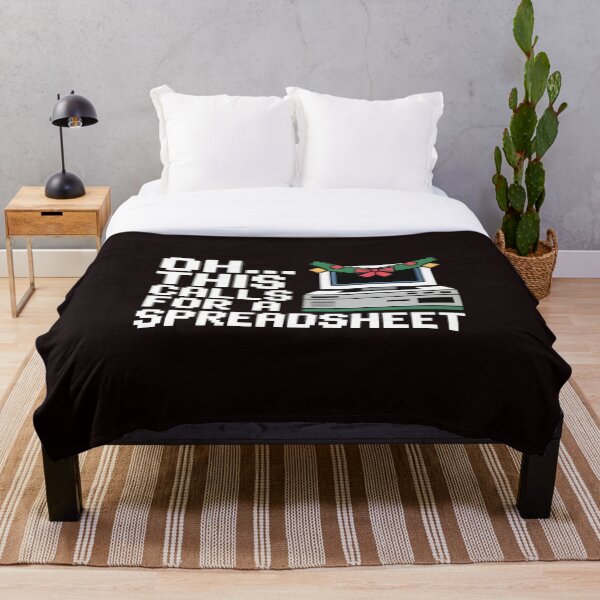 Item preview, Funny Spreadsheet Christmas Sweater – Oh This Calls for a Spreadsheet Design designed and sold by Redgiant87x.