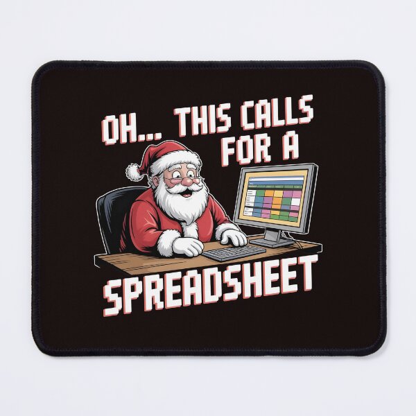 Item preview, Oh This Calls for a Spreadsheet Christmas Sweater – Holiday Nerd Fashion designed and sold by Redgiant87x.