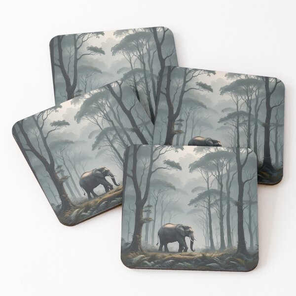 Item preview, Graceful Elephant – Simple Line Art Illustration designed and sold by WhimsyHues.