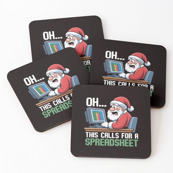Item preview, Office Party Favorite – Oh This Calls for a Spreadsheet Christmas Sweater designed and sold by Redgiant87x.