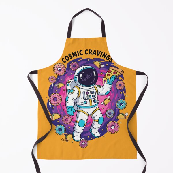 Item preview, Astronaut Eating Pizza Tacos Donuts in Space designed and sold by marry treasures.