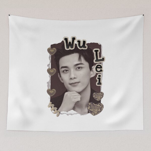 Item preview, Wu Lei (Leo Wu) (吴磊) Chinese Actor Cdrama Chinese Entertainment Scrapbook Collage Cozy Y2K Vintage Design designed and sold by HELL0WBELLO.