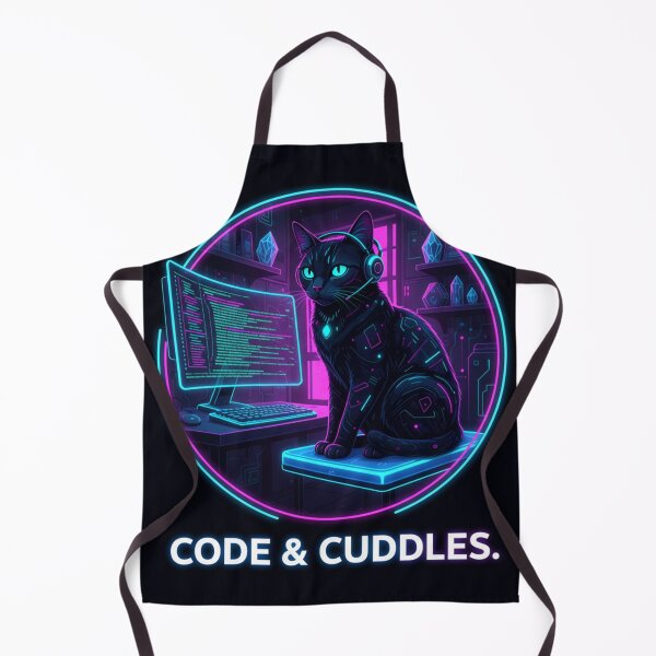 Item preview, The Only Programmer Who Never Needs Coffee. designed and sold by beMyMeow.