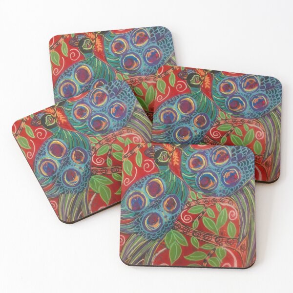 Item preview, “Vibrant Zimbabwe birds – The Majestic Purple-Crested Lourie in Fauvist Style” designed and sold by Nikkiart24.redbubble.com.