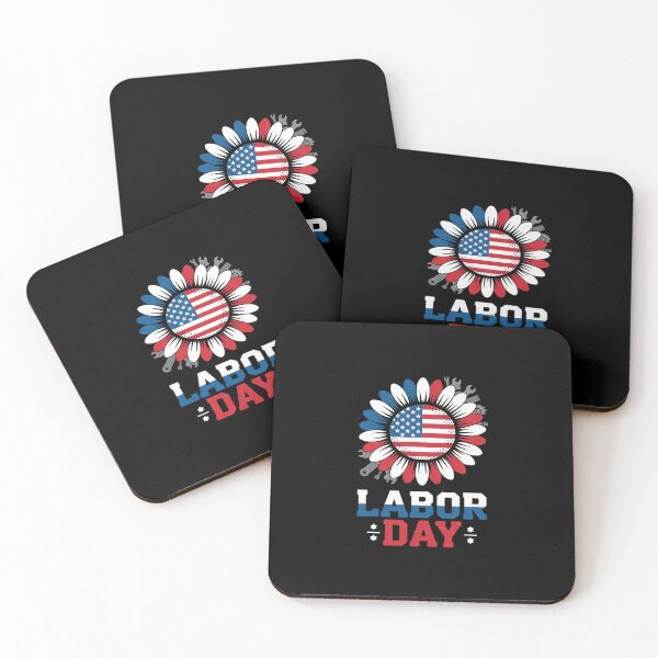 Item preview, Happy Labor Day American Flag Sunflower Labor Day Laborers  designed and sold by MathisBellanger.