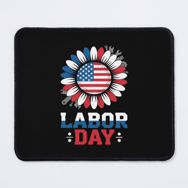 Item preview, Happy Labor Day American Flag Sunflower Labor Day Laborers  designed and sold by MathisBellanger.