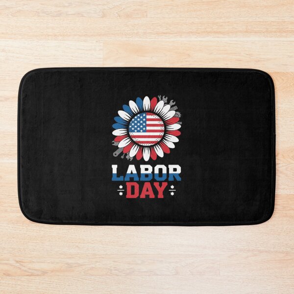 Item preview, Happy Labor Day American Flag Sunflower Labor Day Laborers  designed and sold by MathisBellanger.
