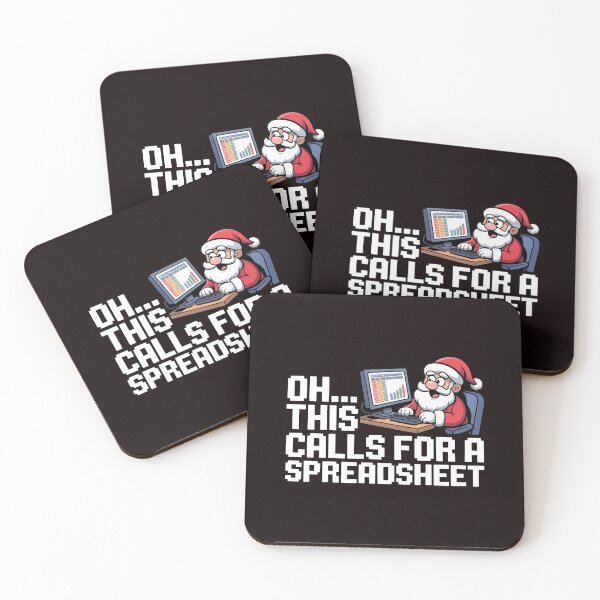 Aperçu de l'œuvre Oh, ça mérite un pull de Noël en forme de feuille de calcul ! – Pull moche amusant au bureau créée et vendue par Redgiant87x.