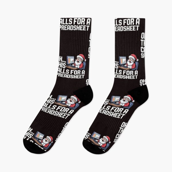 Item preview, Oh This Calls for a Spreadsheet Christmas Sweater – Ugly Sweater Office Fun designed and sold by Redgiant87x.