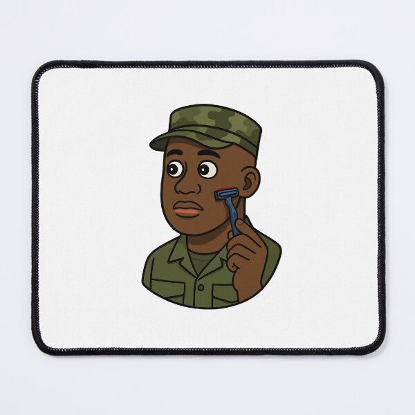 Item preview, Razor-Sharp Mac Shaving Sticker designed and sold by pixel-overdose.