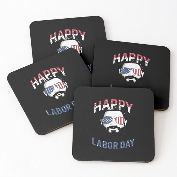 Item preview, Happy Labor Day american flag sunglasses and beard men's  designed and sold by MathisBellanger.