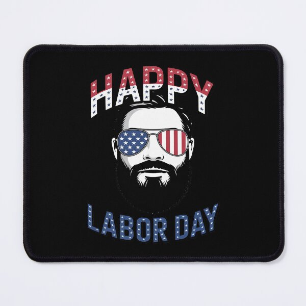 Item preview, Happy Labor Day american flag sunglasses and beard men's  designed and sold by MathisBellanger.