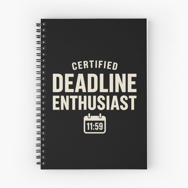 Item preview, Deadline Enthusiast - Last Minute Hero Tee (Retro & Clean) designed and sold by Work Life Tees.
