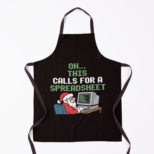Aperçu de l'œuvre Il me faut un pull de Noël à motifs de tableur ! – Look geek de bureau pour les fêtes créée et vendue par Redgiant87x.