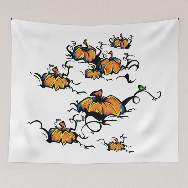 Item preview, Pumpkins in a Patch designed and sold by PickledPetunia.