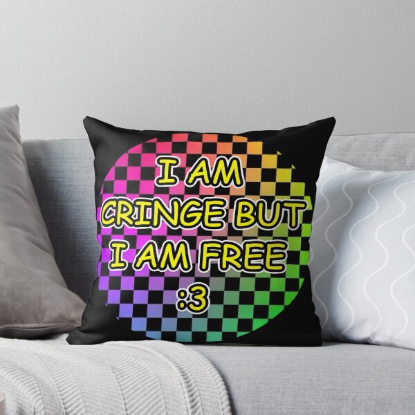 Item preview, i am cringe but i am free (kitty face) designed and sold by crystalballMA.