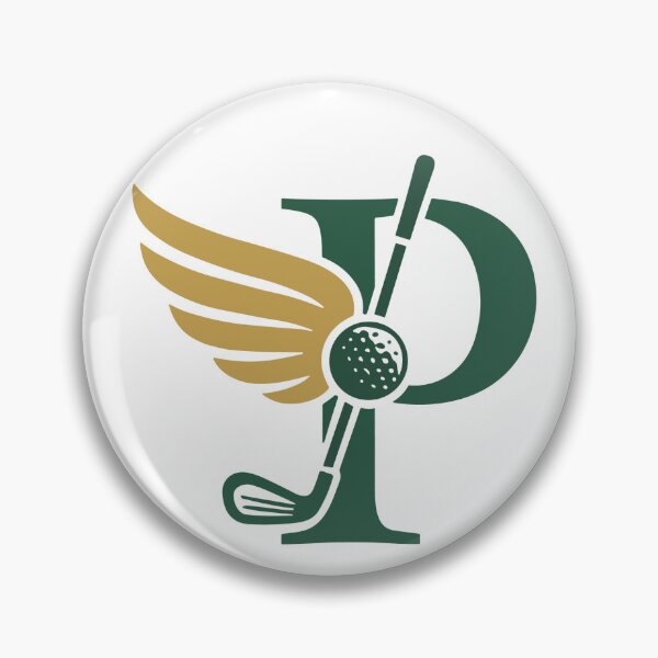Item preview, Winged Golf Logo with Letter P – Elegant Sports and Golf Club Emblem designed and sold by bayzidstock.