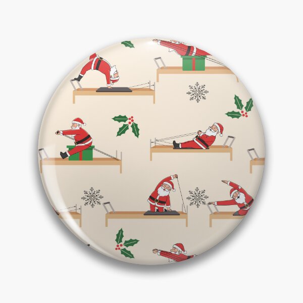 Item preview, Pilates Reformer  Santa Christmas Pattern designed and sold by sashica.