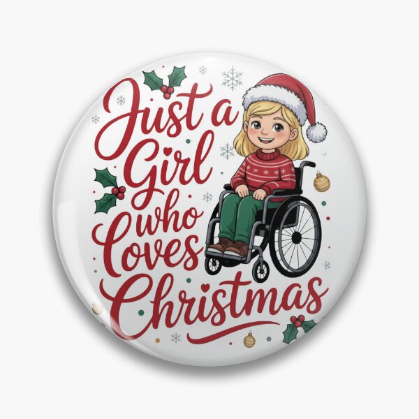 Artikelvorschau, Just a Girl Who Loves Christmas v2 entworfen und verkauft von Good People Press.