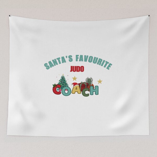 Item preview, Santa's Favourite Judo Coach designed and sold by DixieGirlStudio.