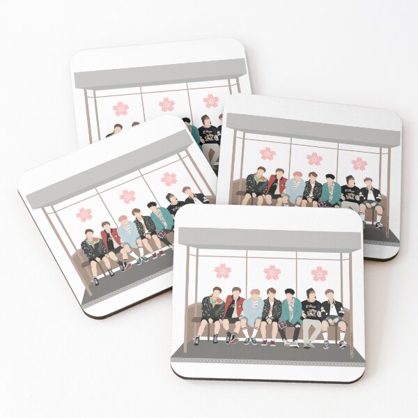 Item preview, Bus Stop Spring Day BTS designed and sold by bethesticker.