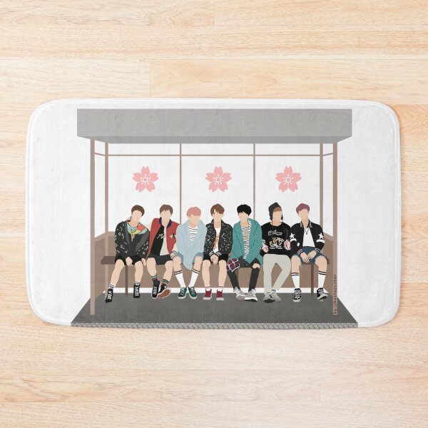 Item preview, Bus Stop Spring Day BTS designed and sold by bethesticker.