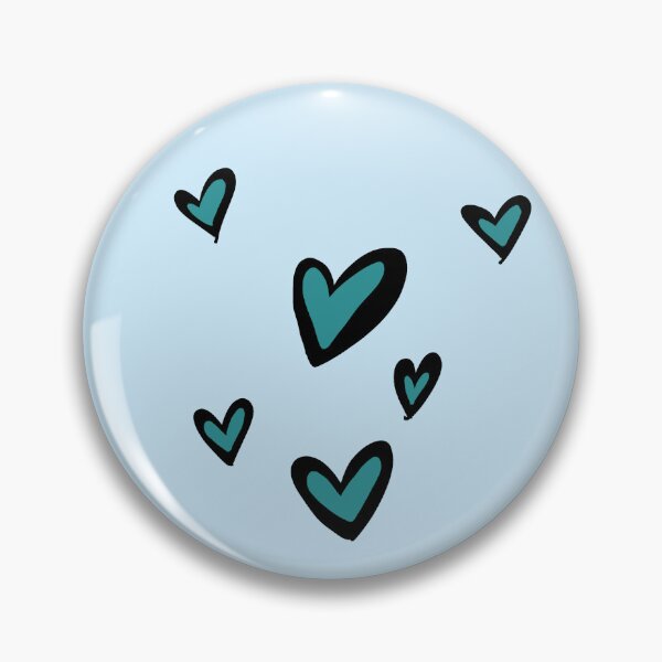 Item preview, black and blue hearts designed and sold by beautifulprince.