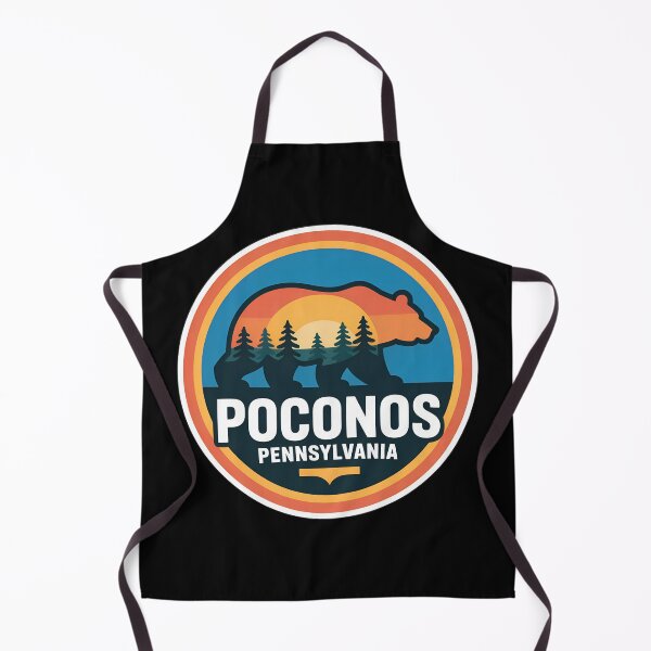Item preview, Poconos Pennsylvania Bear– Sunset Forest Landscape designed and sold by VividOrganica.