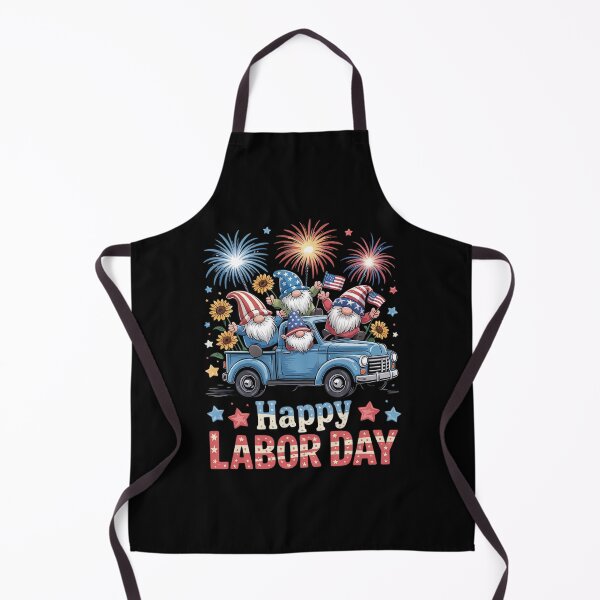 Item preview, Happy Labor Day Fireworks American Flag And Gnomes designed and sold by MathisBellanger.
