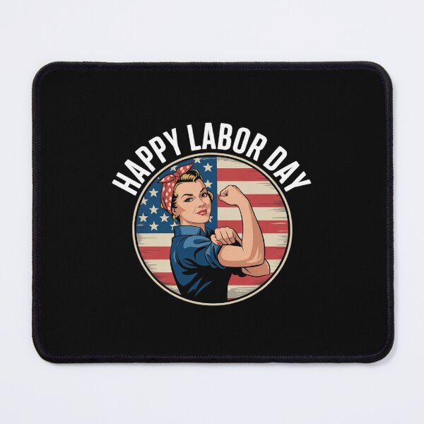 Item preview, Happy Labor Day For Women Labor Day Messy Bun USA Flag 1 designed and sold by MathisBellanger.