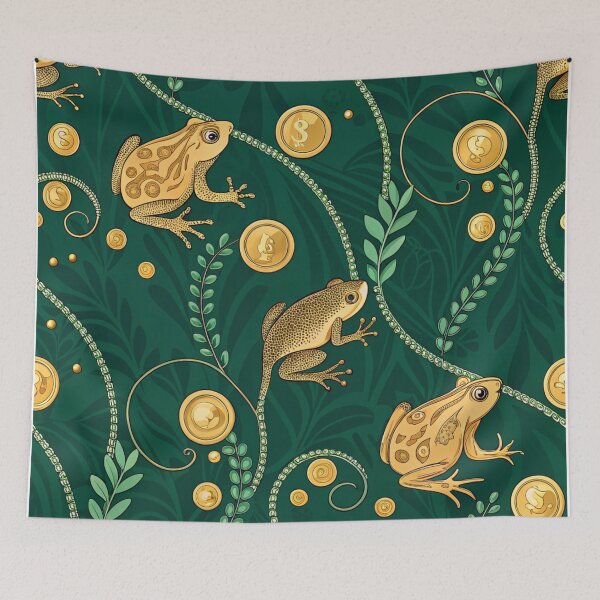 Item preview, Golden frog pattern , Jin Chan designed and sold by Lucky 777.