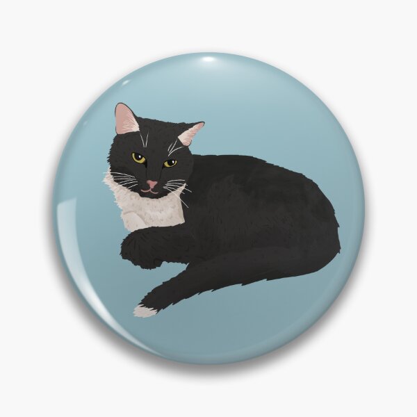 Item preview, beloved tuxedo cat designed and sold by Milli Co Studio.