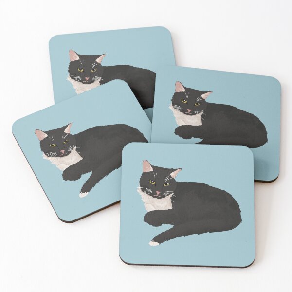 Item preview, beloved tuxedo cat designed and sold by Milli Co Studio.