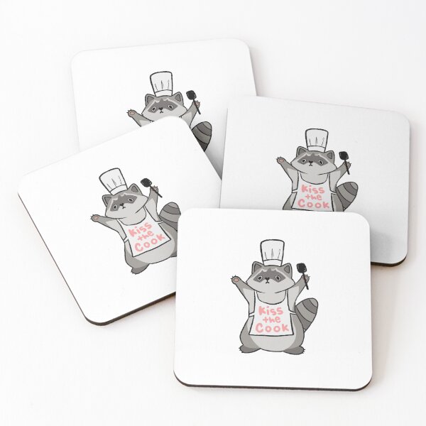 Item preview, Kiss the Cook Racoon designed and sold by dabidraws.