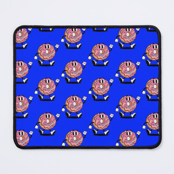 Item preview, Retro Cartoon Donut Character: Vintage Mascot with Pink Icing designed and sold by RudArtAI.