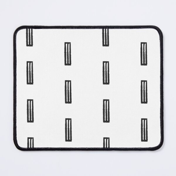 Item preview, Maze Triple-Line Letter I in Matte-Black designed and sold by uncoXab.