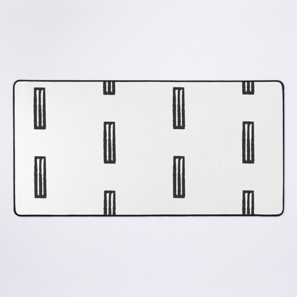 Item preview, Maze Triple-Line Letter I in Matte-Black designed and sold by uncoXab.