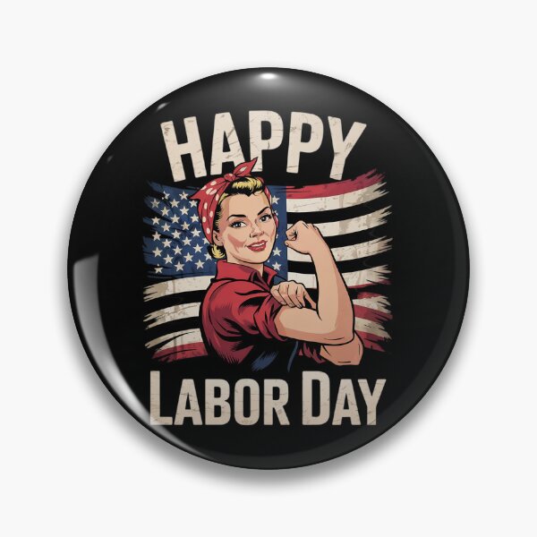Item preview, Happy Labor Day For Women Labor Day Messy Bun USA Flag 3  designed and sold by MathisBellanger.