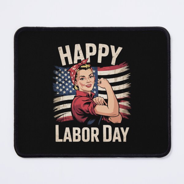 Item preview, Happy Labor Day For Women Labor Day Messy Bun USA Flag 3 designed and sold by MathisBellanger.