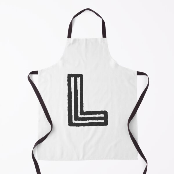 Item preview, Maze Triple-Line Letter L in Matte-Black designed and sold by uncoXab.