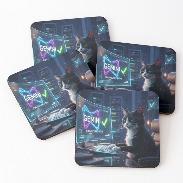 Item preview, When the AI Works, the Cat Smiles. designed and sold by beMyMeow.