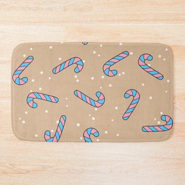 Item preview, Trans Pride Christmas Candy – Cozy Holiday Pattern designed and sold by Cannaxes Studio.