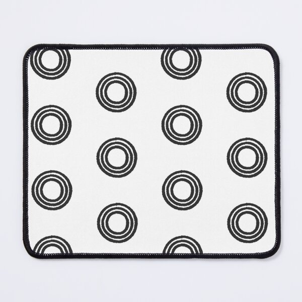 Item preview, Maze Triple-Line Letter O in Matte-Black designed and sold by uncoXab.