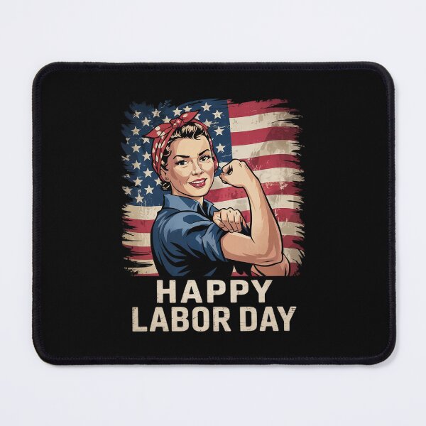 Item preview, Happy Labor Day For Women Labor Day Messy Bun USA Flag designed and sold by MathisBellanger.