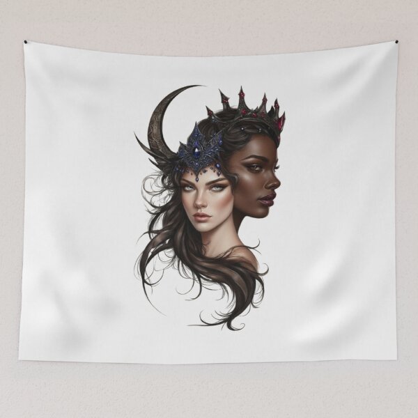 Item preview, The Two Queens: Duality of Darkness and Light designed and sold by CHRIST5000.