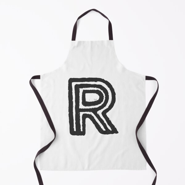 Item preview, Maze Triple-Line Letter R in Matte-Black designed and sold by uncoXab.